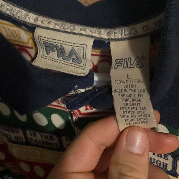 Fila “rules of golf” shirt - Picture 2 of 3